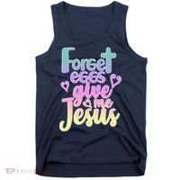 Forget Eggs Give Me Jesus Tank Top thumb 0