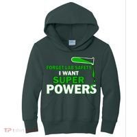 Forget Lab Safety I Want Superpowers Kids Hoodie thumb 0