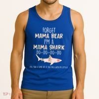 Forget Mama Bear I'm Mama Shark Doo Tank Top thumb 3