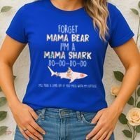 Forget Mama Bear I'm Mama Shark Doo Women's T-Shirt thumb 2