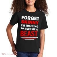 Forget Skinny I'm Training To Become A Beast Kids T-Shirt thumb 2