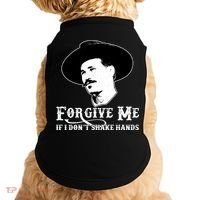 Forgive Me If I Don't Shake Hands Doc Holiday Doggie Tank thumb 0