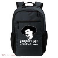 Forgive Me If I Don't Shake Hands Doc Holiday Backpack thumb 0