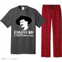 Forgive Me If I Don't Shake Hands Doc Holiday Pajama Set thumb 0