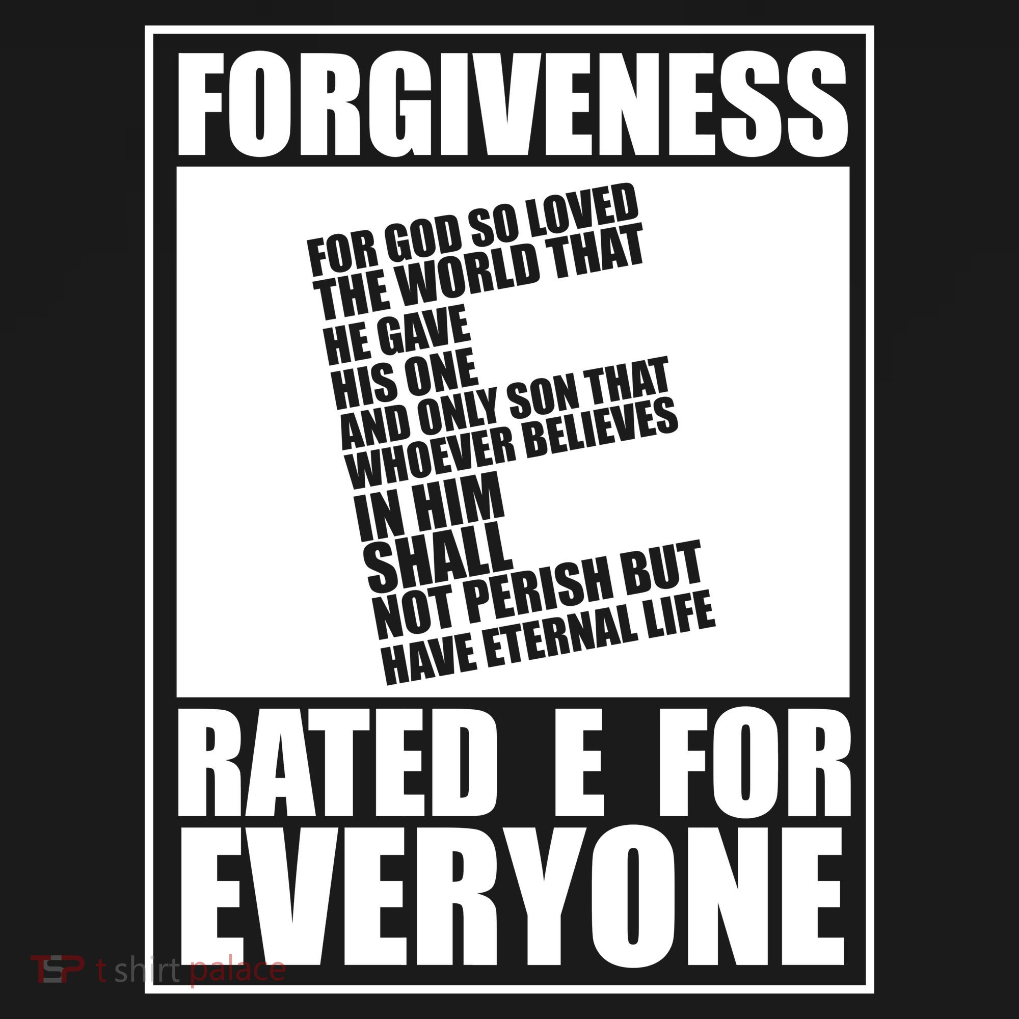 Forgiveness Rated E for Everyone USA-Made Doggie Bandana