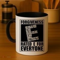 Forgiveness Rated E for Everyone Coffee Mug thumb 4