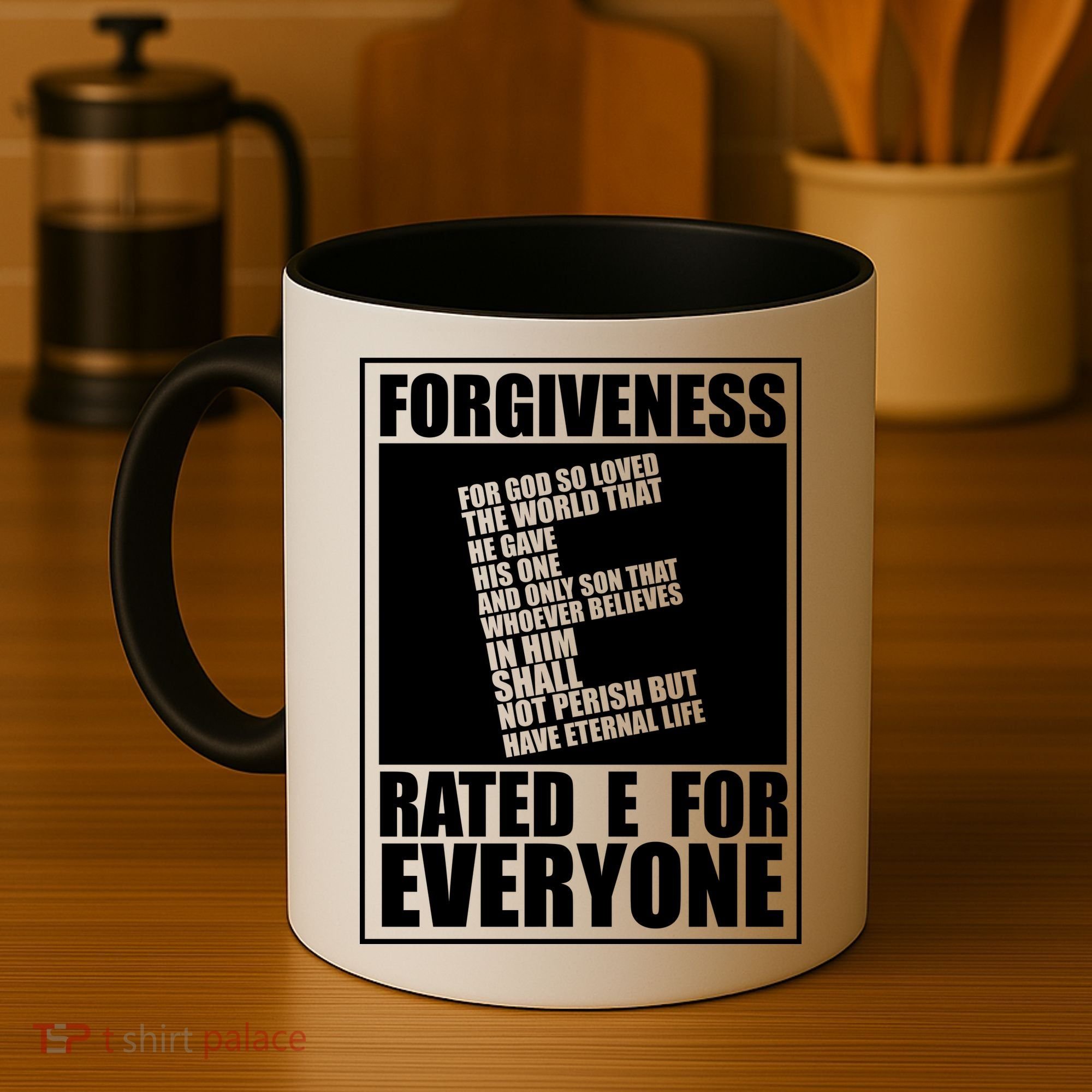 Forgiveness Rated E for Everyone Coffee Mug
