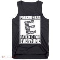 Forgiveness Rated E for Everyone Tank Top thumb 0