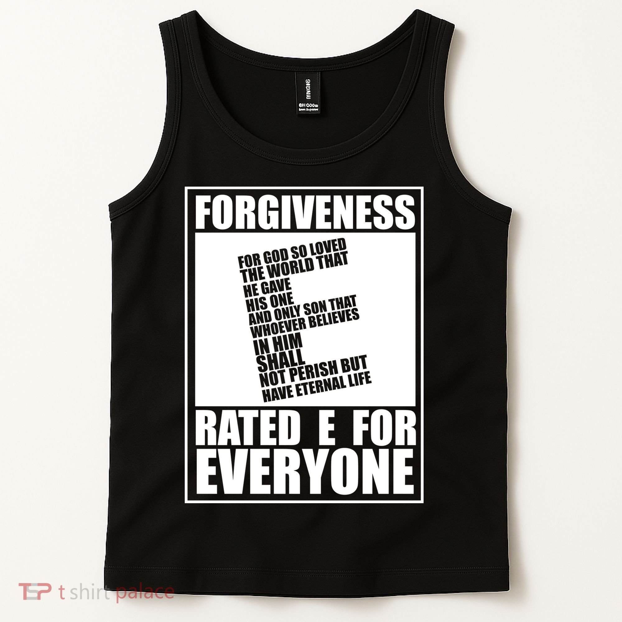 Forgiveness Rated E for Everyone Tank Top