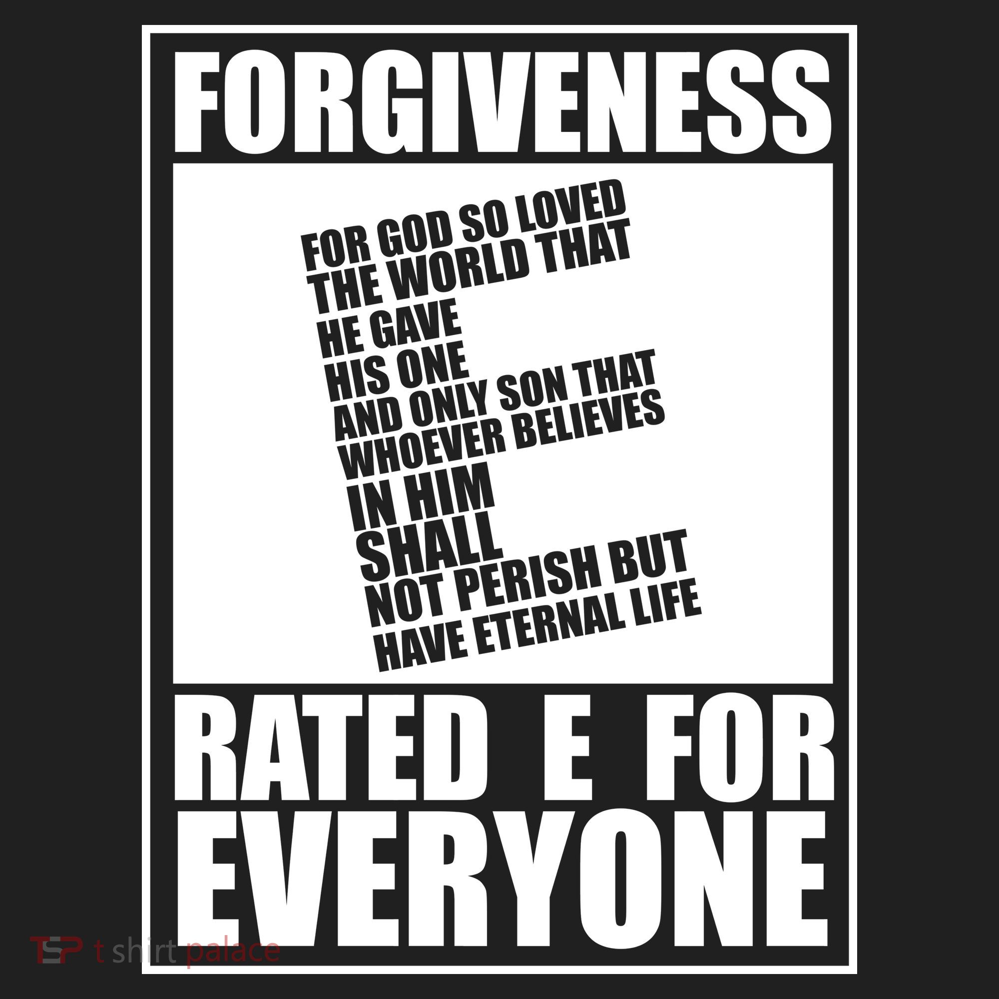 Forgiveness Rated E for Everyone Golf Towel