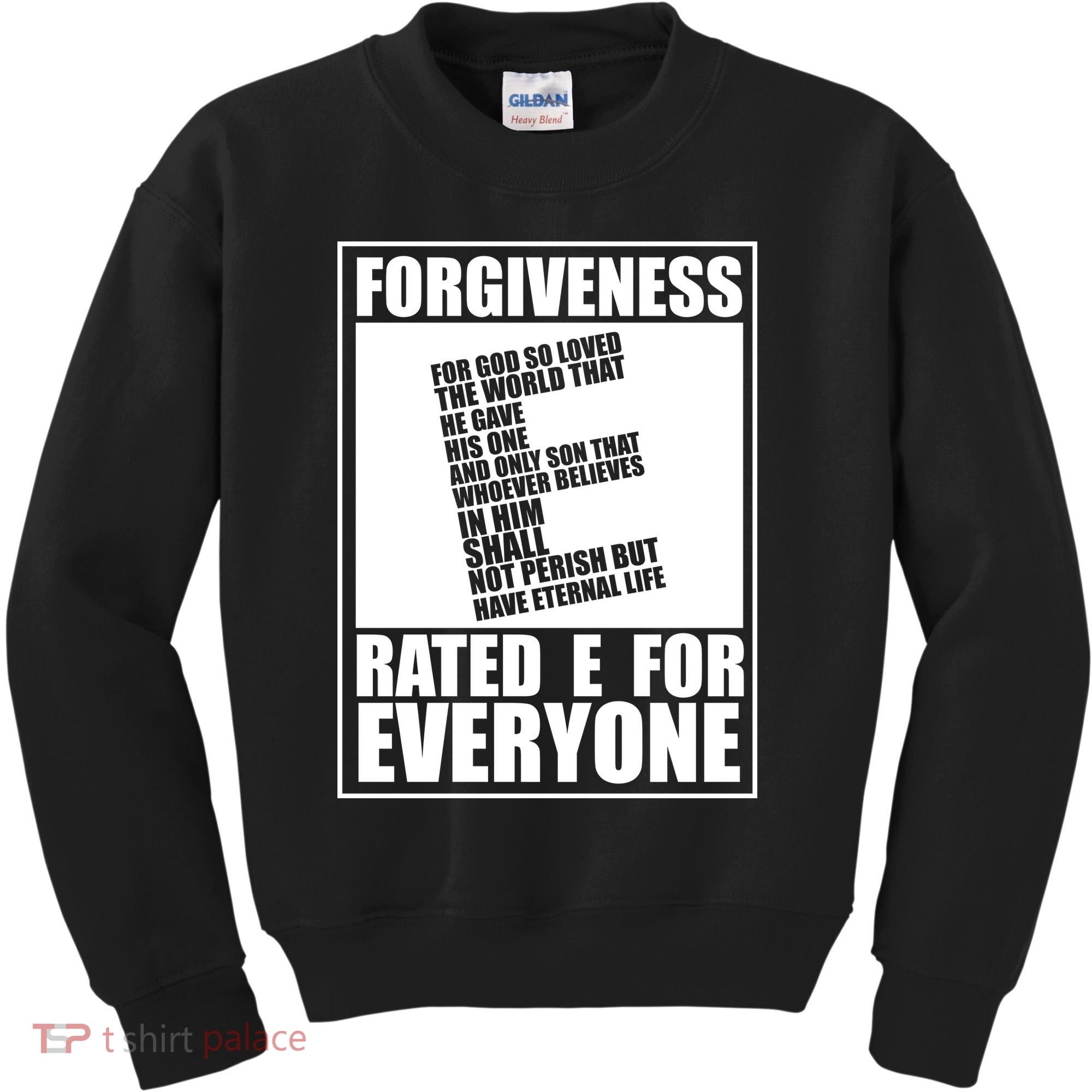 Forgiveness Rated E for Everyone Kids Sweatshirt