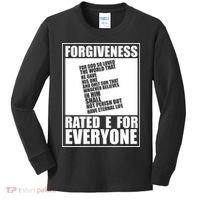 Forgiveness Rated E for Everyone Kids Long Sleeve Shirt thumb 0
