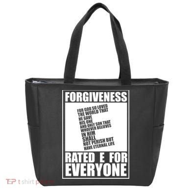 Forgiveness Rated E for Everyone Tote Bag