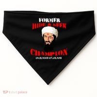 Former Hide and Seek Champion Osama Bin Laden USA-Made Doggie Bandana thumb 0