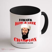 Former Hide and Seek Champion Osama Bin Laden Coffee Mug thumb 1