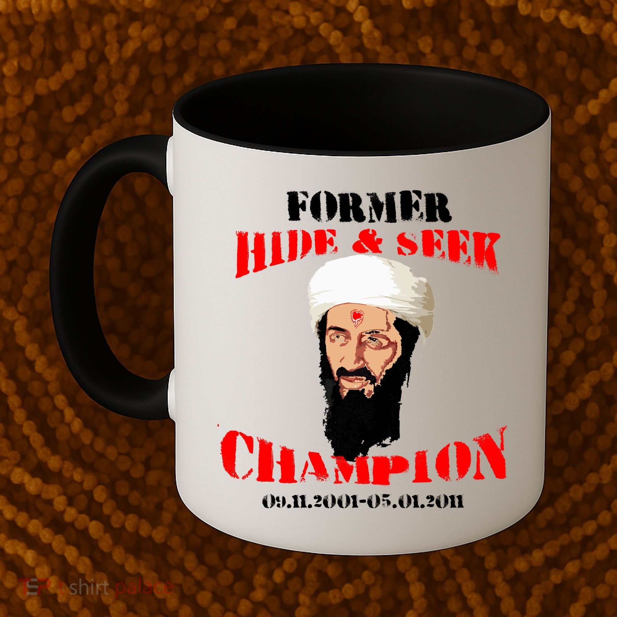 Former Hide and Seek Champion Osama Bin Laden Coffee Mug