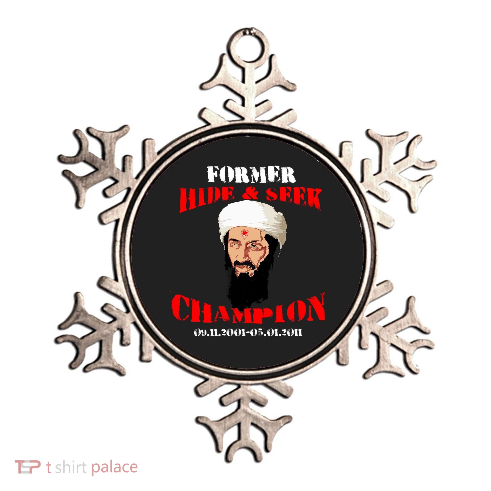 Former Hide and Seek Champion Osama Bin Laden Ornament