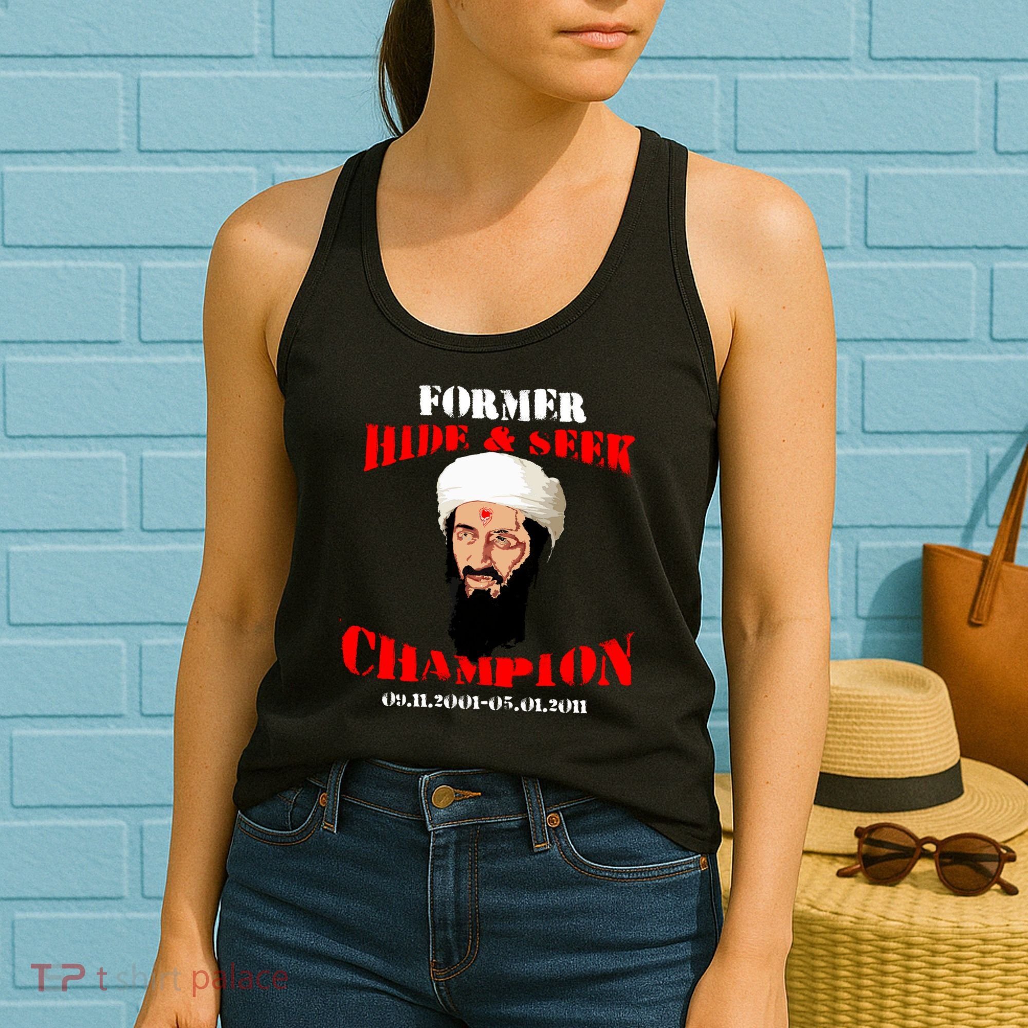 Former Hide and Seek Champion Osama Bin Laden Women's Tank Top