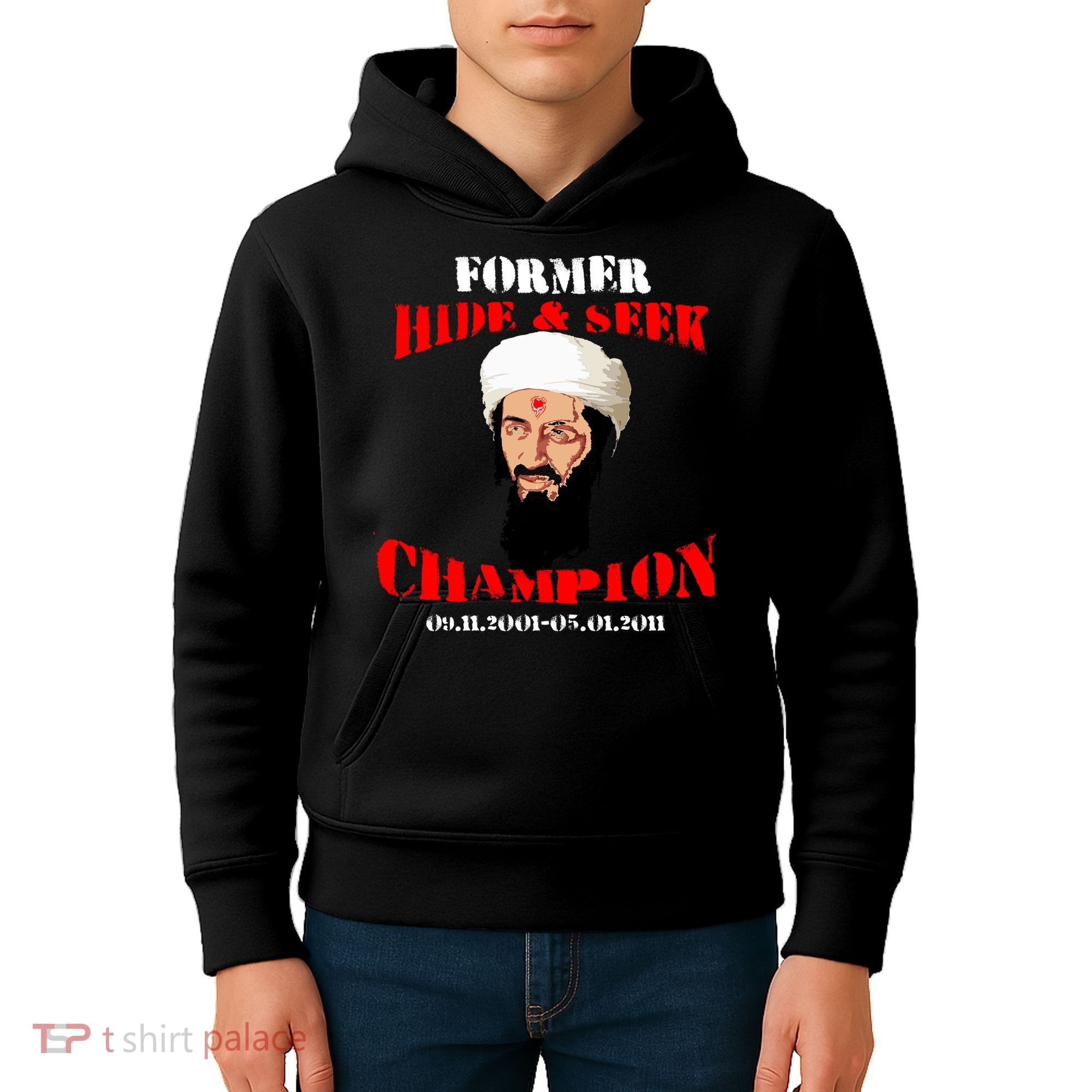 Former Hide and Seek Champion Osama Bin Laden Kids Hoodie