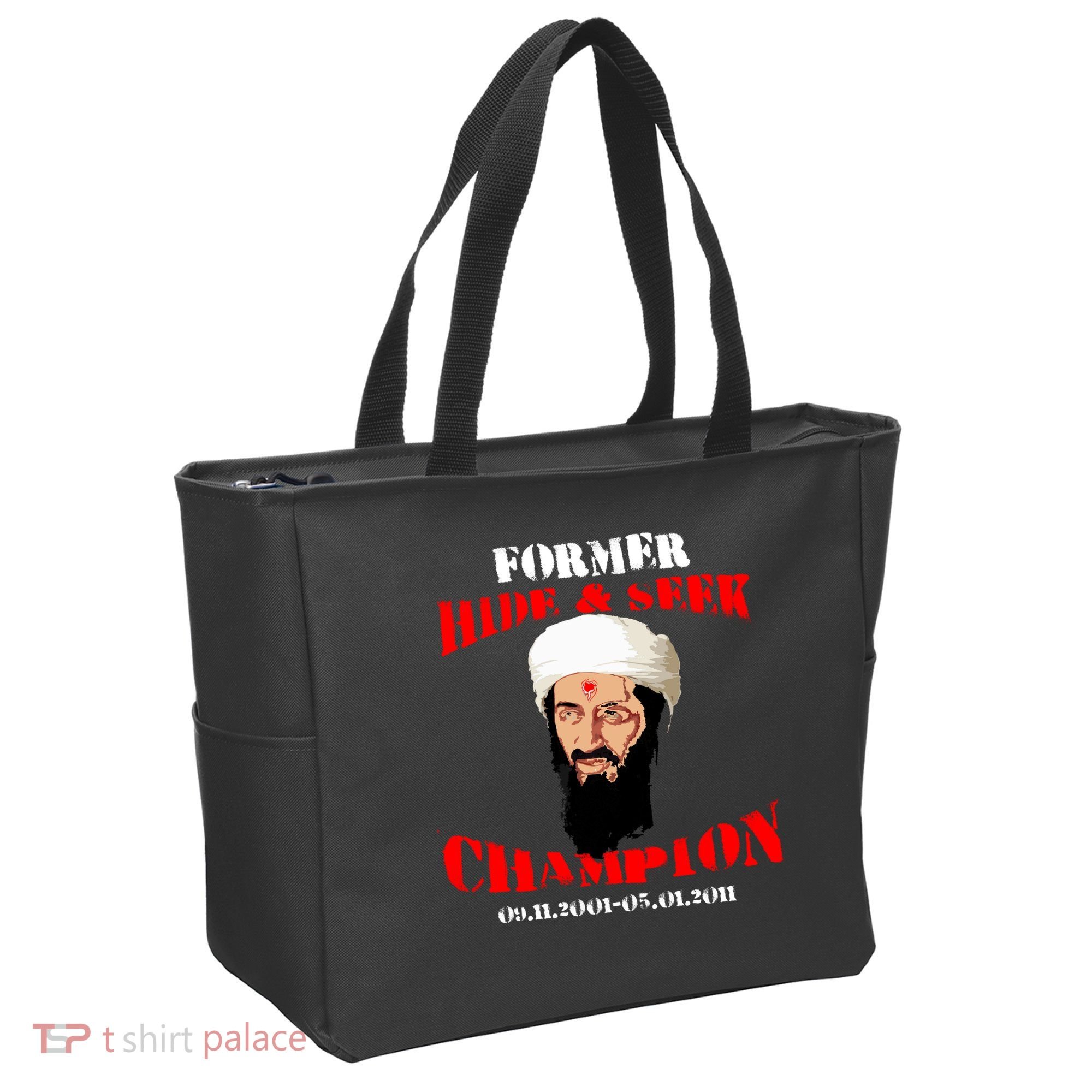 Former Hide and Seek Champion Osama Bin Laden Tote Bag
