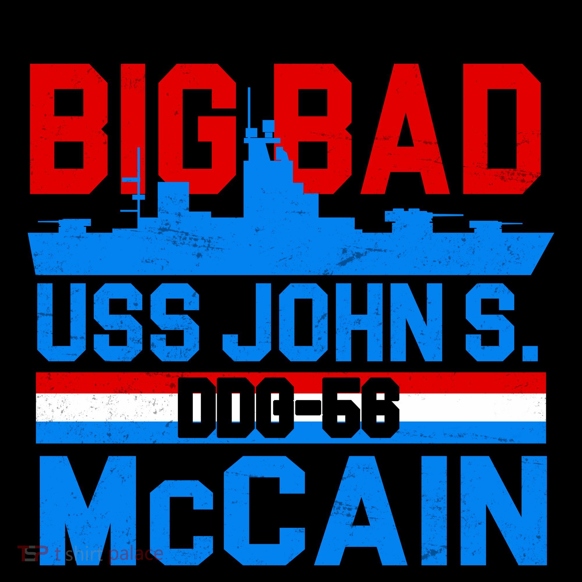 Fortune Favors The Brave DDG-56 USS John S. McCain Coffee Mug
