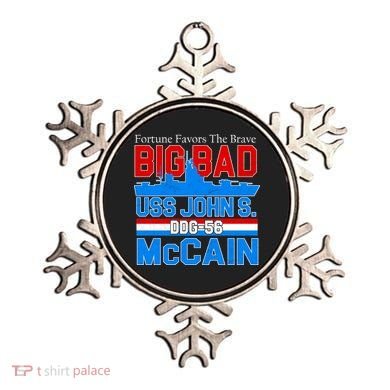 Fortune Favors The Brave DDG-56 USS John S. McCain Ornament