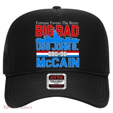 Fortune Favors The Brave DDG-56 USS John S. McCain Hat