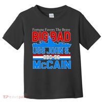 Fortune Favors The Brave DDG-56 USS John S. McCain Toddler T-Shirt thumb 0