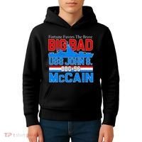 Fortune Favors The Brave DDG-56 USS John S. McCain Kids Hoodie thumb 4