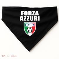 Forza Azzuri Italia Soccer USA-Made Doggie Bandana thumb 0