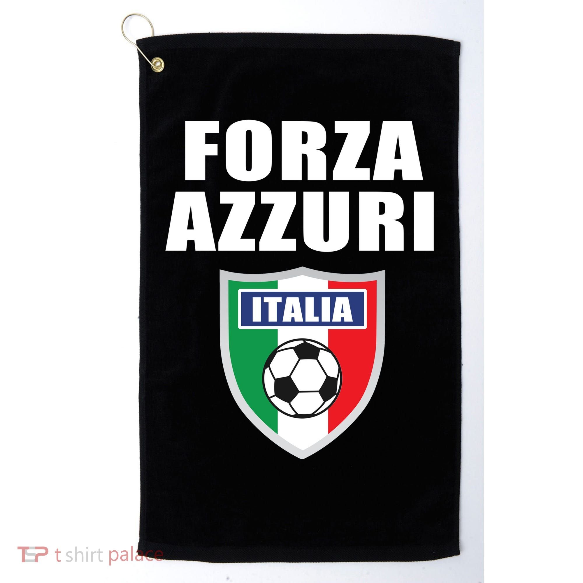 Forza Azzuri Italia Soccer Golf Towel