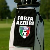 Forza Azzuri Italia Soccer Golf Towel thumb 2