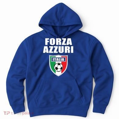 Forza Azzuri Italia Soccer Hoodie