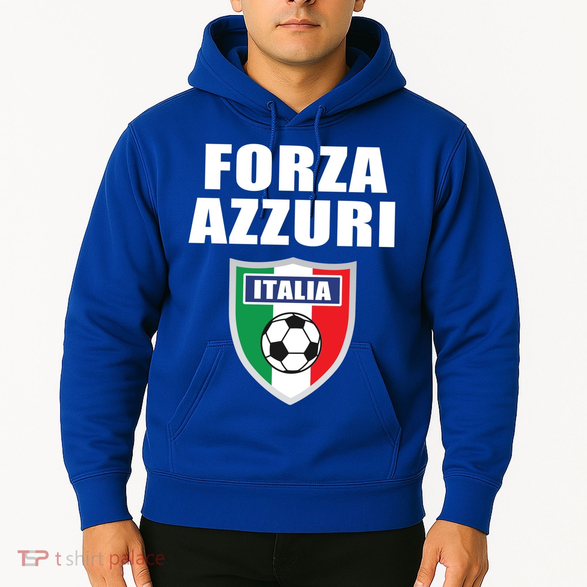 Forza Azzuri Italia Soccer Hoodie