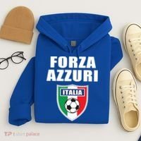 Forza Azzuri Italia Soccer Hoodie thumb 4