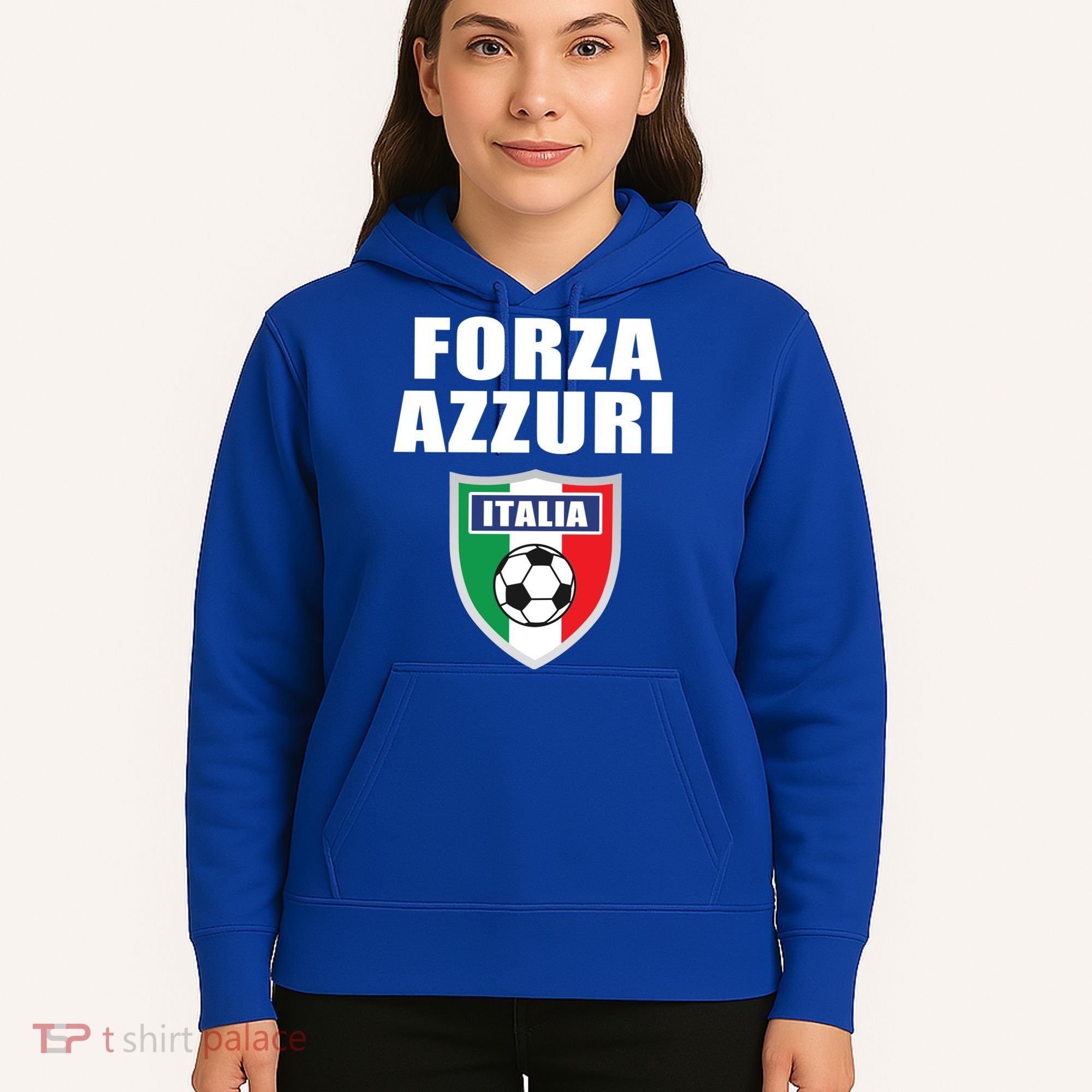 Forza Azzuri Italia Soccer Hoodie