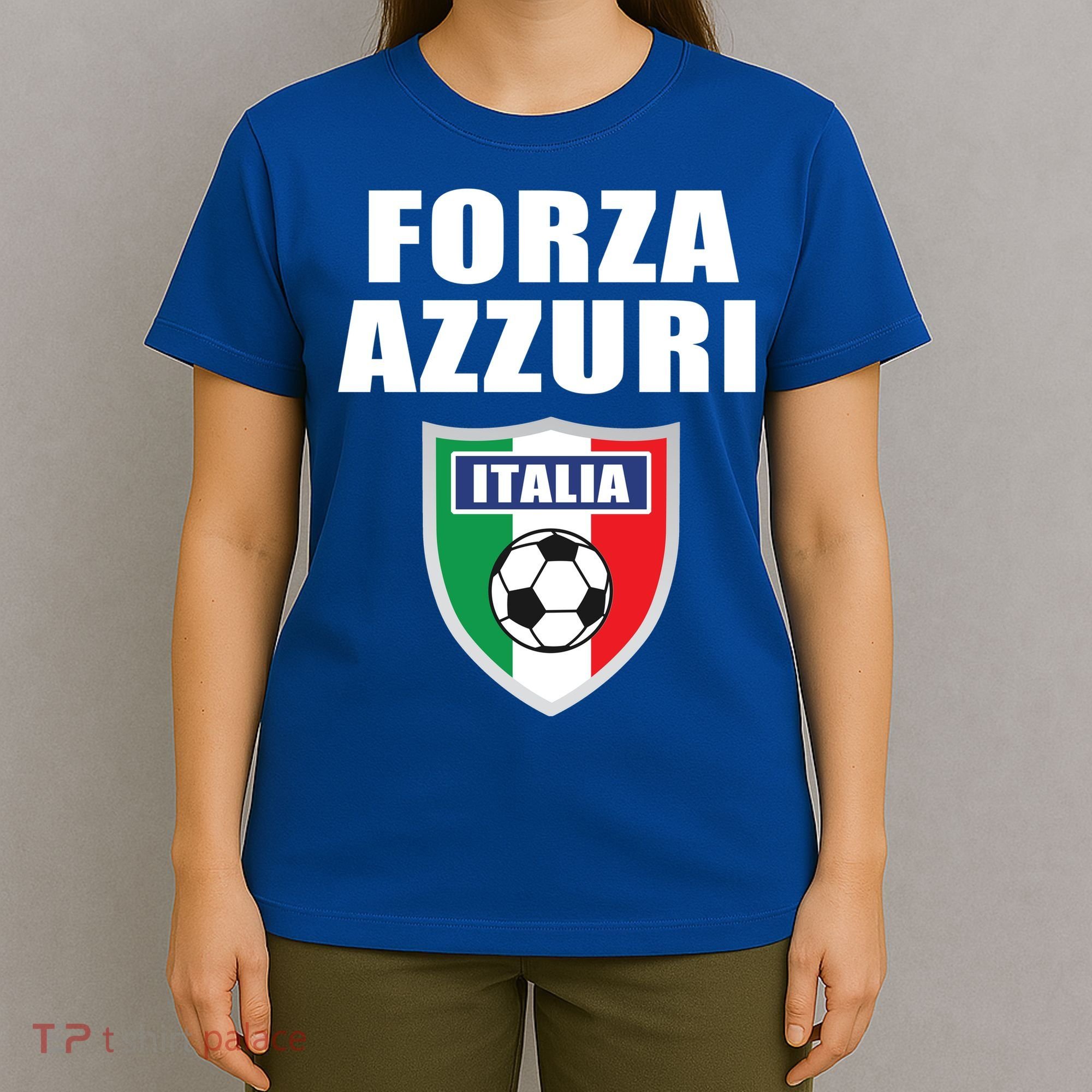 Forza Azzuri Italia Soccer T-Shirt