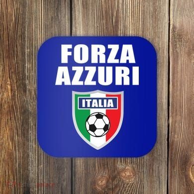 Forza Azzuri Italia Soccer Coaster
