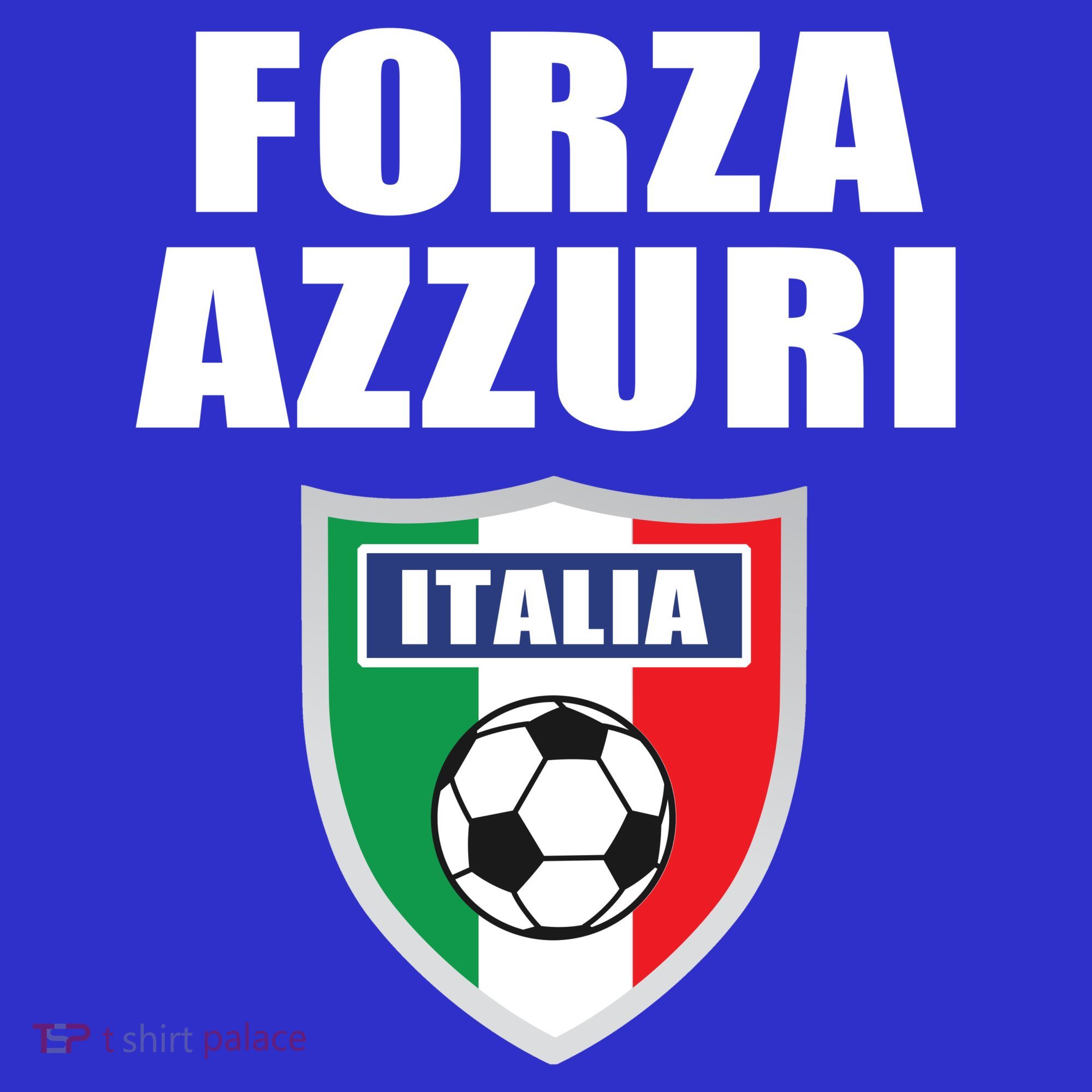 Forza Azzuri Italia Soccer Mousepad