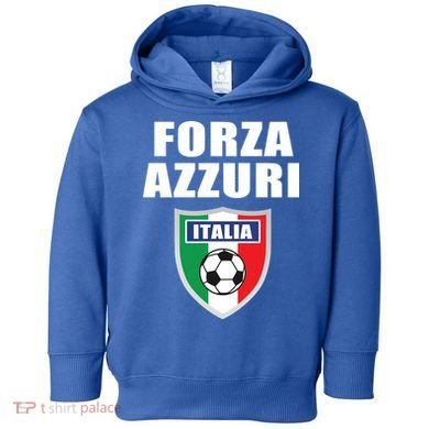 Forza Azzuri Italia Soccer Toddler Hoodie