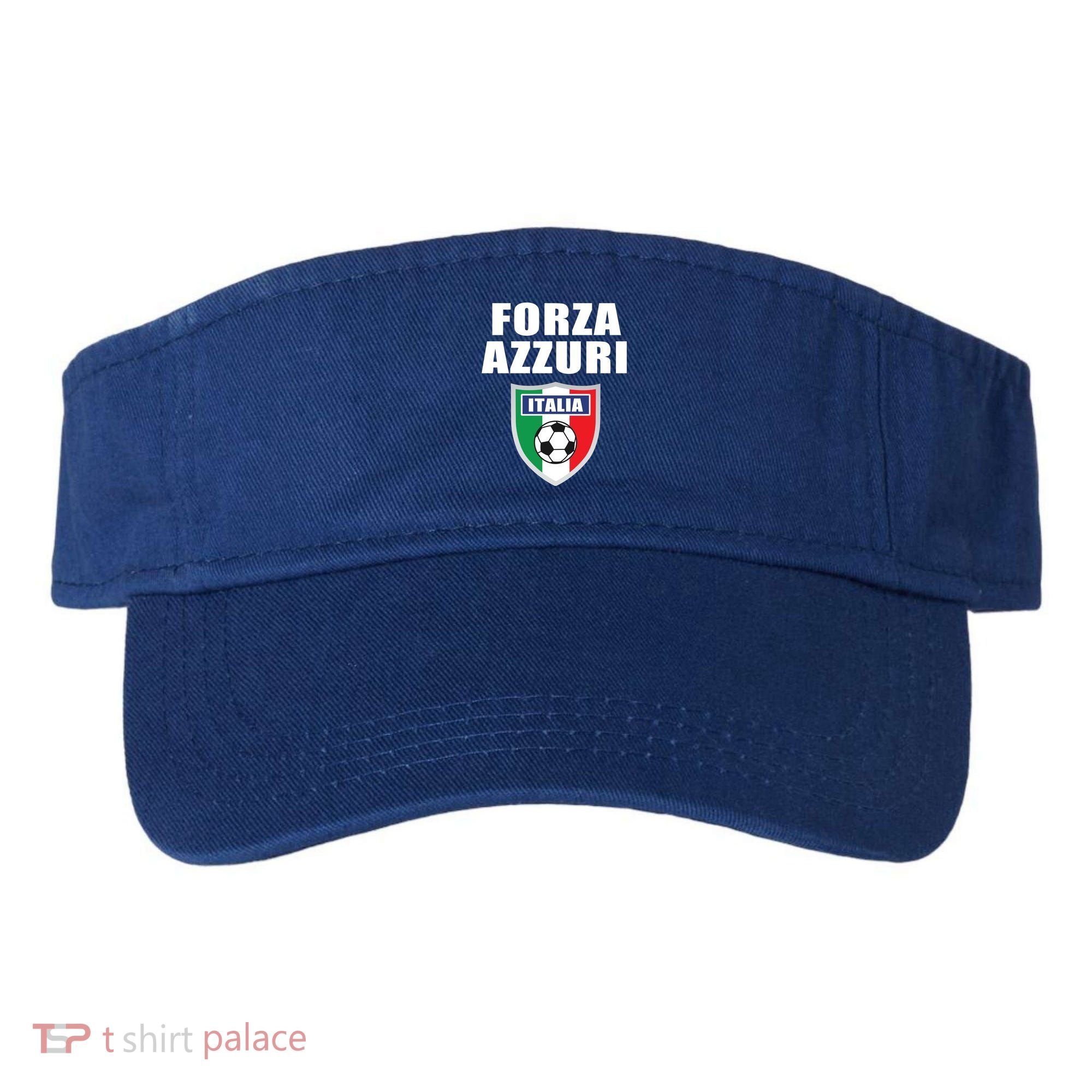 Forza Azzuri Italia Soccer Visor