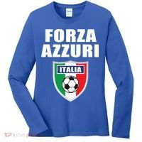 Forza Azzuri Italia Soccer Women's Long Sleeve Shirt thumb 0