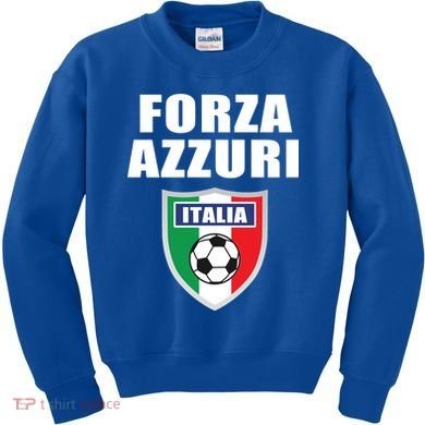 Forza Azzuri Italia Soccer Kids Sweatshirt