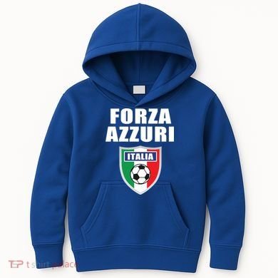 Forza Azzuri Italia Soccer Kids Hoodie