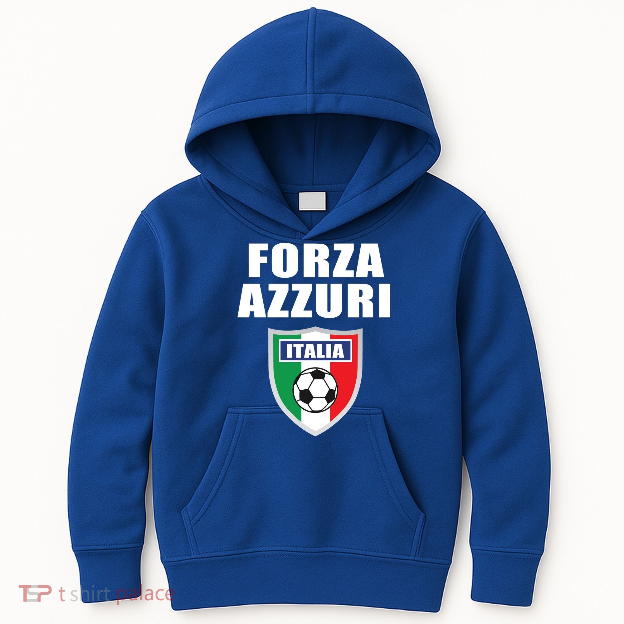 Forza Azzuri Italia Soccer Kids Hoodie