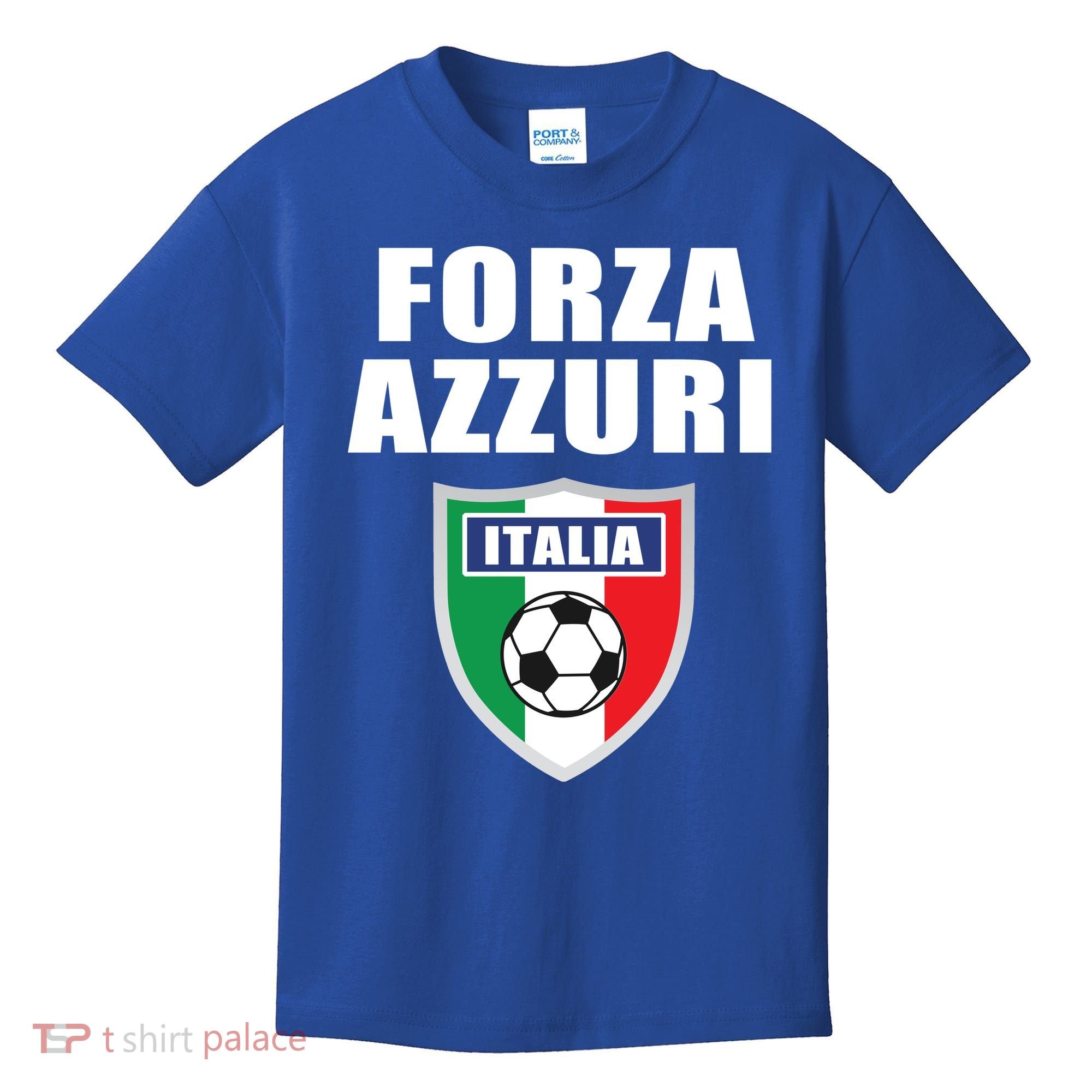 Forza Azzuri Italia Soccer Kids T-Shirt