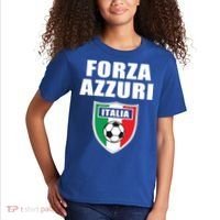Forza Azzuri Italia Soccer Kids T-Shirt thumb 2