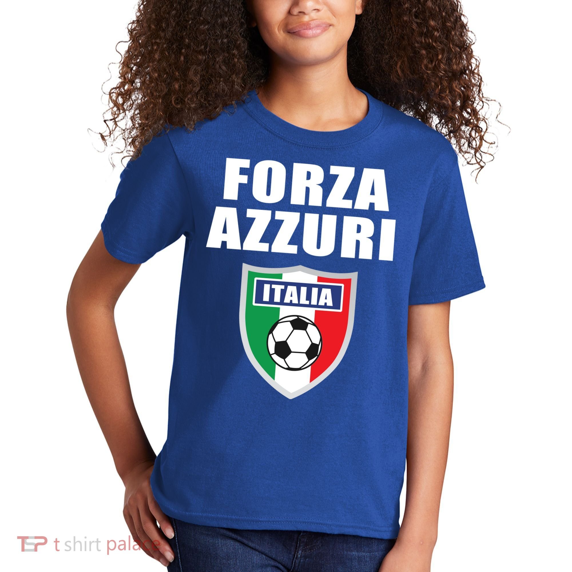 Forza Azzuri Italia Soccer Kids T-Shirt