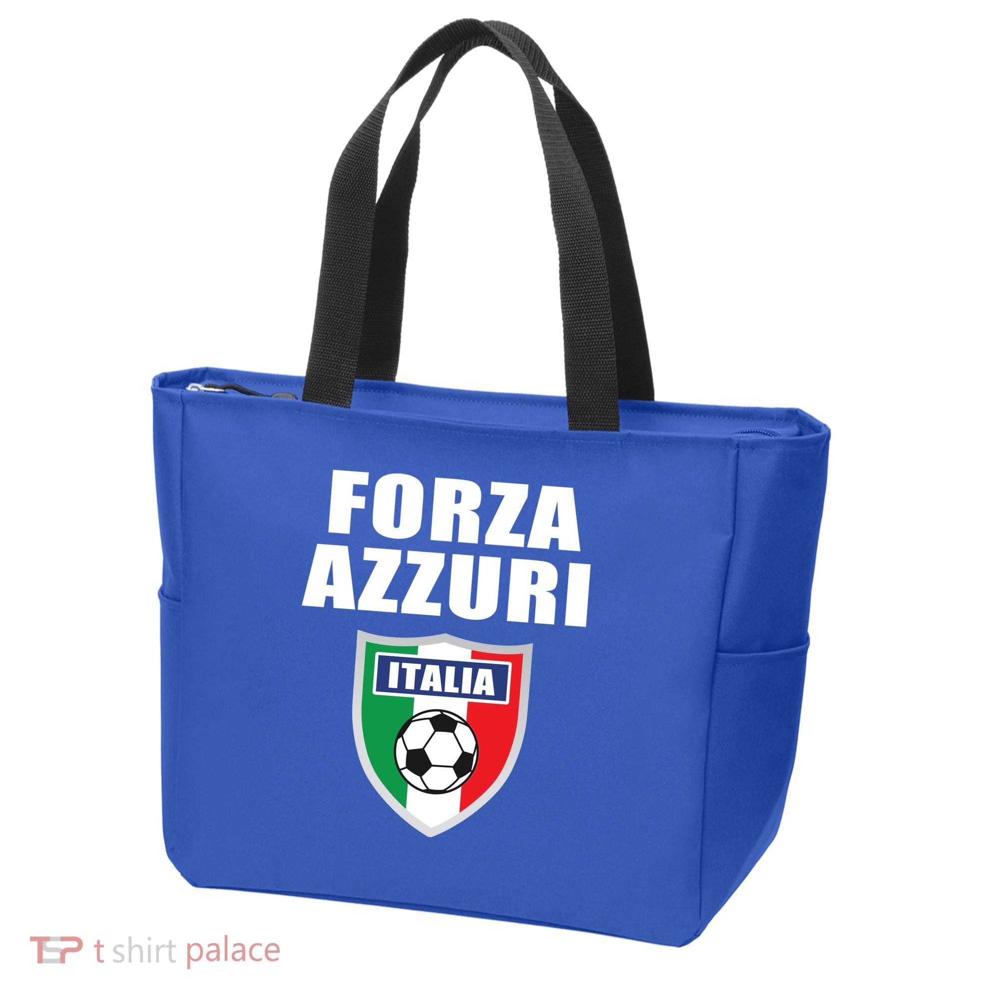 Forza Azzuri Italia Soccer Tote Bag