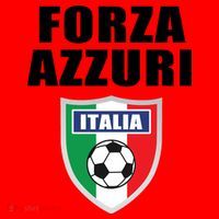 Forza Azzuri Italia Soccer Santa Hat thumb 1